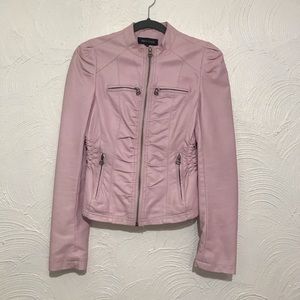 Faux leather jacket